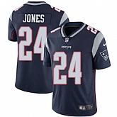 Nike New England Patriots #24 Cyrus Jones Navy Blue Team Color NFL Vapor Untouchable Limited Jersey,baseball caps,new era cap wholesale,wholesale hats